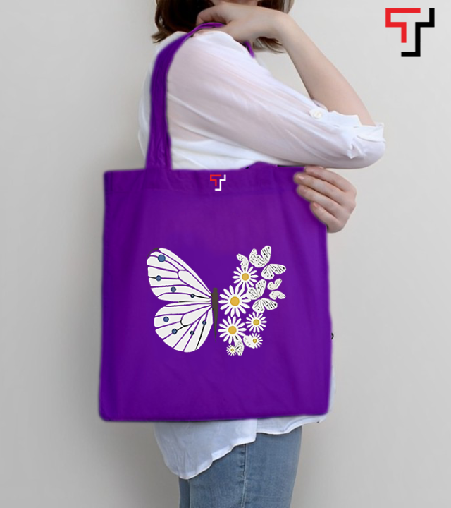 Trinklet%20Illustrated%20Sunflower%20design%20Printed%20Purple%20and%20Brown%20Canvas%20Tote%20Bag%20with%20Zipper%20for%20Girls%20-%20Image%206