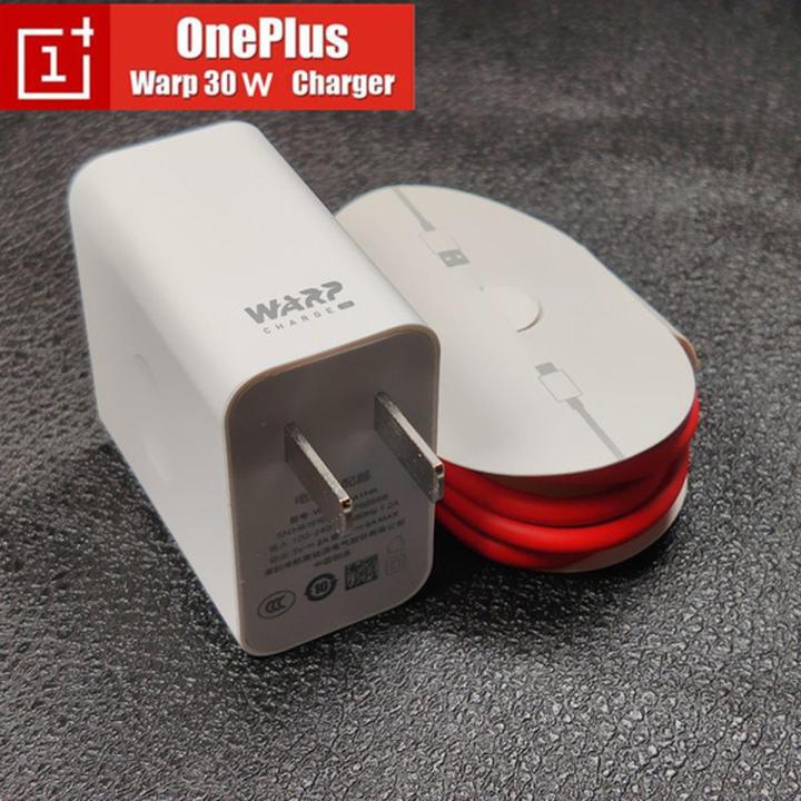 30W Warp USB Fast Power Charger Adapter with Type-C Cable 5V 6A