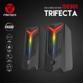 FANTECH GS301 TRIFCTA Wireless BT 5.0 Speakers Dual Mode 3.5mm Wired stereo Surround Music RGB Speakers for PC Laptop Phone TV. 