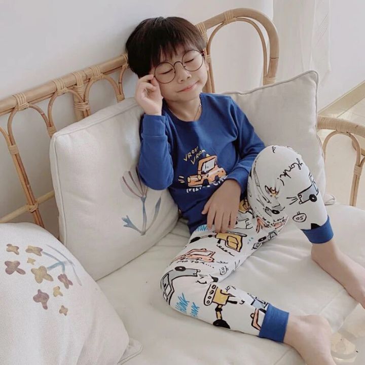 Korean%20Girls%20Pajamas%20Cute%20Rabbit%20100%25%20Cotton%20Pyjamas%20Kids%20Clothes%20Sets%20Children%20Boys%20Sleepwear%20For%202%203%204%205%206%207Years%20Loungewear%20-%20Image%203