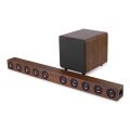 Soundbar for TV Wooden Subwoofer Bluetooth Speakers Home Theater 2.1 HiFi Stereo 3D Surround with Optical Coaxial Remote Control.