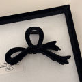 Red Velvet Bow Hair Clips Autumn Winter Women Hair Claw Clip Hair Accessories NOVO.