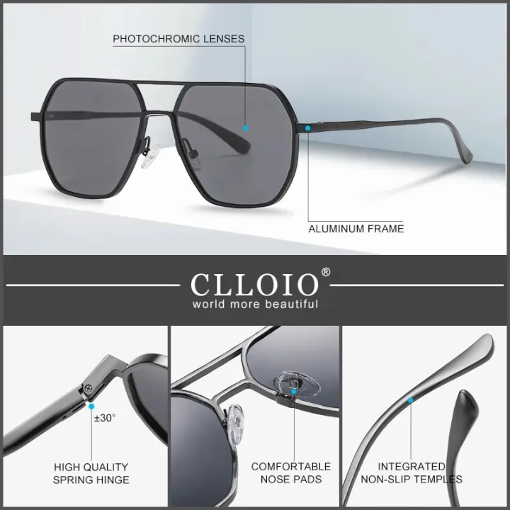 CLLOIO%20New%20Fashion%20Aluminum%20Photochromic%20Sunglasses%20Men%20Women%20Polarized%20Sun%20Glasses%20Chameleon%20Anti-glare%20Driving%20Oculos%20de%20sol%20-%20Image%205