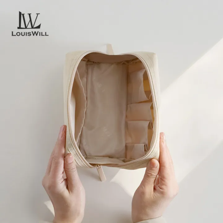 LouisWill%20Cosmetic%20Bag%20Case%20Portable%20Travel%20Toiletry%20Bags%20Lightweight%20RPET%20Makeup%20Pouch%20Handbag%20Large%20Capacity%20Cosmetic%20Bag%20Storage%20Bag%20for%20Traveling%20Business%20Trip%20Home%20Tidy%20-%20Image%209
