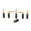 AVSSZ High-end Jack 3.5mm Stereo Headphone Audio Extension Cable Plug Gold-plated Dual-channel 3 4 5 Poles 4.4mm Balanced Plug. 
