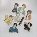 Bts member single stickers (8 pc).