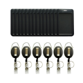 Black Plastic Slide Chest Pocket Clip ID Tag Name Identity Badge Holder Reel Working Permit Case Staff Employee Pass Work Card. 
