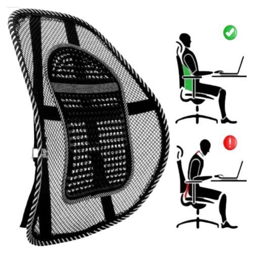 Back Support Right Back Support for Any Kind of Chair / seat - Black