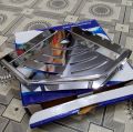 Corner Self- Triangle Stainless Steel Corner Shelf for Bathroom and Kitchen. 
