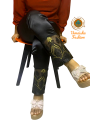 Silk Stylish Bottom Gateful Design C-Kat Salwar Pyjama Pants for Woman. 