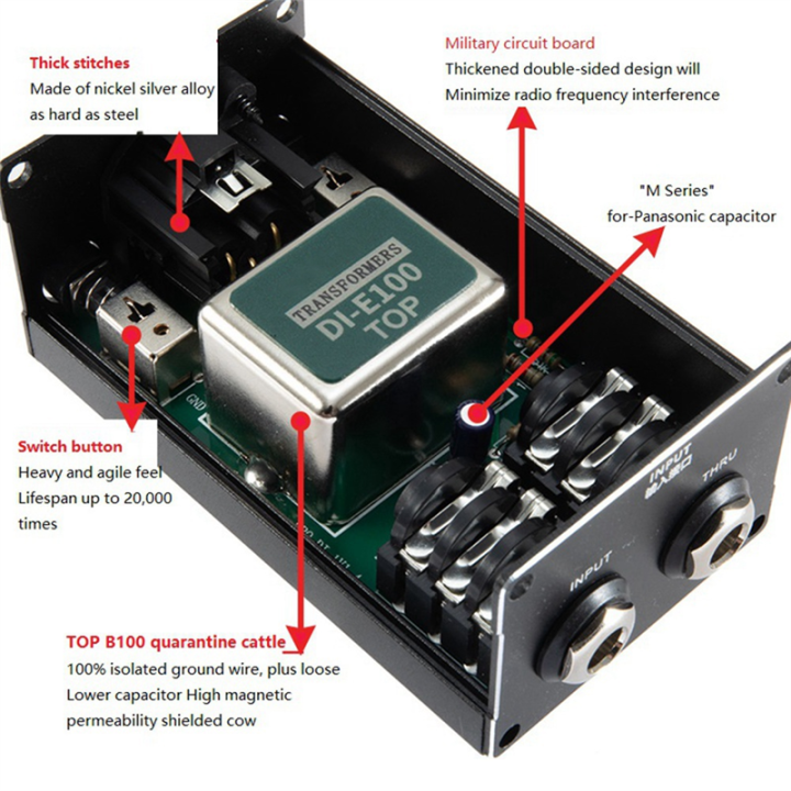 Single%20Channel%20Passive%20DI-Box%20with%20XLR%20Interfaces%20Direct%20Injection%20Audio%20Box%20Balanced%20&%20Unbalance%20Signal%20Converter,%20Easy%20to%20Use%20Durable%20-%20Image%208