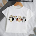 Girls Cartoon Cat T Shirt Tee Fashion Kids 3-12 Years Outdoor Clothes for Children Teenagers T-Shirt 10 Years Old Girls Clothes. 