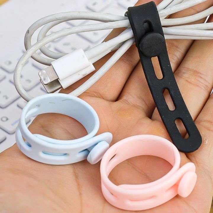 5%20Pcs/%20Set%20Portable%204%20Holes%20Adjustable%20Silicone%20Wire%20Manager%20Ties%20Space%20Saving%20Data%20Cable%20Organizer%20Strap%20Computer%20Mouse%20Line%20Winder%20Tape%20-%20Image%206