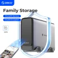 ORICO MetaBox Mini Personal Storage 3.5" Type-C Network Attached Storage Automatic Backup Remote Access Diskless NAS. 