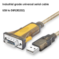 USB to RS232 Serial Cable USB to Serial Cable RA232 to USB Industrial Grade Serial Cable Support Printer Scanner. 