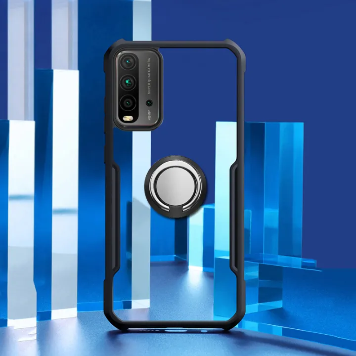 Phone%20Case%20Redmi%209%20Power%20Back%20Cover%20Magnetic%20Transparent%20Clear%20Armor%20Ring%20Shockproof%20Back%20Cover%20for%20Mi%20Redmi9%20Power%20Case%20-%20Image%205