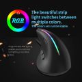ZELOTES T-50 Wired Vertical RGB Gaming Mouse Optical Mouse 9Buttons 12800 DPI Adjustable for PC Computer Laptop Desktop Notebook.
