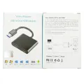 USB C To Dual HDMI-compatible HUB 4K HD Docking Station 2 Ports USB 3.0 Hub Adapter Dock for Laptop PC Computer for Mobile Phone. 