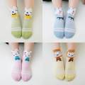 RHS Online 5 Pairs Cotton Cute Animals Baby Boy Girl Socks For 0-5 Years Old  Kids Toddler Sock Set. 