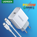UGREEN Quick Charge 4.0 3.0 QC PD Charger 20W QC4.0 QC3.0 USB Type C Fast Charger for iPhone 14 13 12 8 Xiaomi Phone PD Charger. 