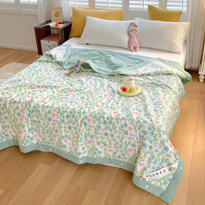100%25Inside%20and%20Outside%20Cotton%20Summer%20Quilt%20Airable%20Cover%20Summer%20Blanket%20Pure%20Cotton%20Double%20Single%20Machine%20Washable%20Summer%20Thin%20Quilt%20Core%20-%20Image%203
