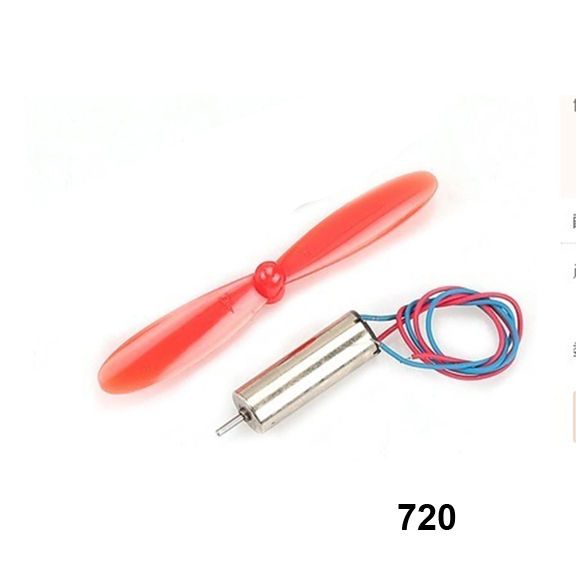 Mini Coreless Motor with Propeller Blades for RC Aeroplane Helicopter - Solar Panel - Power Bank Circuit - Enhance Power Source