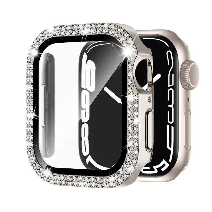Glass+Diamond%20Cover%20For%20Apple%20watch%20case%2040mm%2044mm%2041mm%2045mm%2038mm%2042mm%20Bling%20Bumper%20Protector%20iWatch%20series%209%203%205%206%207%208%20se%20case%20-%20Image%207