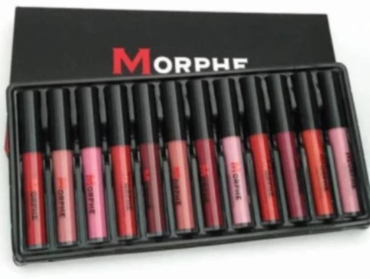 morphe matte liquid lip gloss set - 12pcs