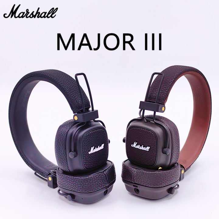 Major Iii Cascos Bluetooth Marshall Headphones Brown Audifonos