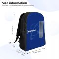 Customized Boeing 777X Captain Stripes Backpacks Women Men Basic Bookbag for College School Aviation Aviator Flight Pilot Bags. 