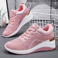 Shoes women's autumn new casual single shoes wholesale flatcake thick-soled light running sneakers daddy shoes women. 