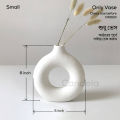 Concrete Flower Vase Mordern Trendy Vase Creative Home Decor. 
