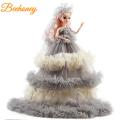 Princess Doll Evening Gown Dress Girl Gift Wedding Dress Doll Bride Doll.