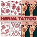 Red Lace Tattoo Sexy Maroon Tattoo Stickers Waterproof Temporary Tattoos Finger Hand Tattoo For Women. 