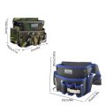 Multifunctional Oxford Cloth Electrician Waist Bag Multi-Pocket Waterproof Electricians Belt Bag Anti-Fall Tool Bag Maintenance.