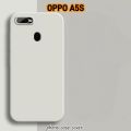 Original For OPPO A5S Silicone Full Cover Case Straight edge Phone Case Cover. 