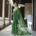 Hand-Printed Half Silk Sharee for Women - Stylish and Comfortable.