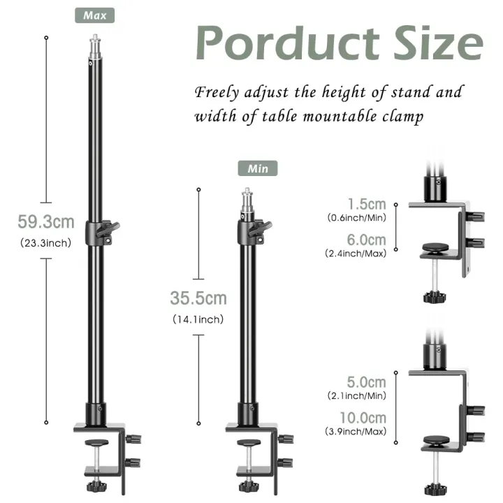 C%20Tripod%20Clamp%20Desk%20Mount%20Light%20Stand%20with%201/4%20Ball%20Head%20Table%20Fixture%20Ring%20Light%20Adjustable%20Tabletop%20Bracket%20Stand%20DSLR%20Camera%20-%20Image%205