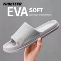 Home Men Slippers Non-Slip Flip Flops Summer Sandals Plus Size Soft Sole Eva Indoor Slides Thick Platform Bathroom Slippers.