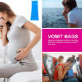 10Pcs 1000ML Disposable Travel Car Airplane Motion Sickness Nausea Vomit Bag. 