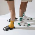 Fashion Men's Slippers PVC Soft Sole Non-slip Slides Casual Outdoor Beach Flip Flops Home Bathroom Couples Slippers New Sandal. 