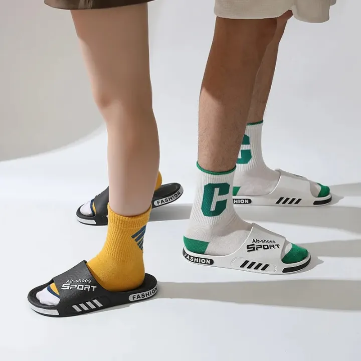 Fashion%20Men's%20Slippers%20PVC%20Soft%20Sole%20Non-slip%20Slides%20Casual%20Outdoor%20Beach%20Flip%20Flops%20Home%20Bathroom%20Couples%20Slippers%20New%20Sandal%20-%20Image%202