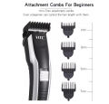 HTC AT-538 Rechargeable hair and beard trimmer Run Time 45 Minute 4 Size Clip. 