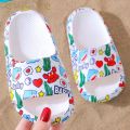 Cute Toddler Shoes Children's Slippers Soft Cartoon Slippers Bottom Non-slip Baby Slippers In Summer Bathroom Girls' Child Shoe.