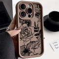Aesthetic Line Flowers Case For Samsung Galaxy S24 Ultra S23 FE S22 S24 Plus S20 S21 FE A10S A05 A05S A04 A04e Cases Cover Funda. 