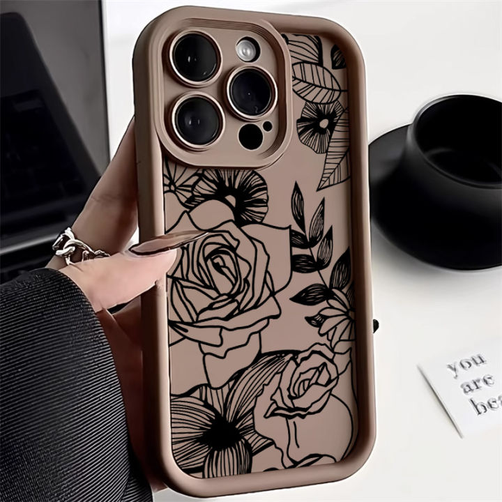 Aesthetic%20Line%20Flowers%20Case%20For%20Samsung%20Galaxy%20S24%20Ultra%20S23%20FE%20S22%20S24%20Plus%20S20%20S21%20FE%20A10S%20A05%20A05S%20A04%20A04e%20Cases%20Cover%20Funda%20-%20Image%202