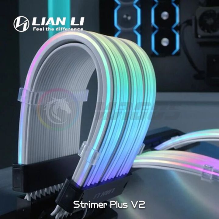 Lian%20Li%20Strimer%20Plus%20V2%20Neon%20PSU%20Extension%20Cable%20ARGB%20ATX%2024Pin%20GPU%208PinX2%20Triple%208Pin%20Detachable%20Soft%20Silicone%20Removable%20-%20Image%204