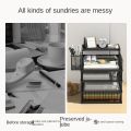 A3A4 Desktop File Rack Metal File Box Storage Rack Metal Multi-Layer File Folder Rack Storage Box Bookshelf Office Data Sorting.