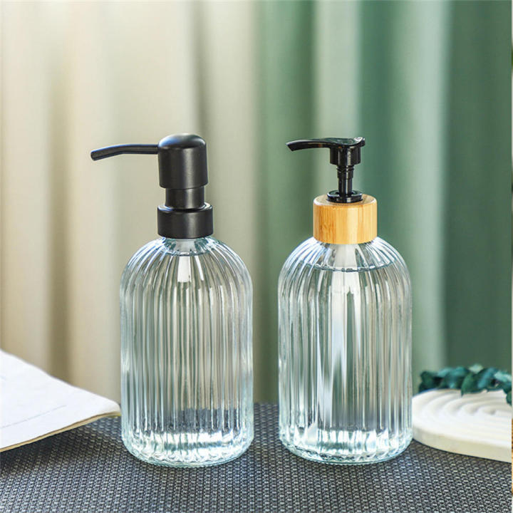 Glass%20Soap%20dispenser%20Convenient%20Empty%20330ml/400ml%20Hand%20sanitizer%20Refillable%20%20Bottle%20for%20Bathroom%20Kitchen%20Travel%20Home%20Public%20spaces%20Office%20Hotel%20Personal%20hygiene%20-%20Image%203
