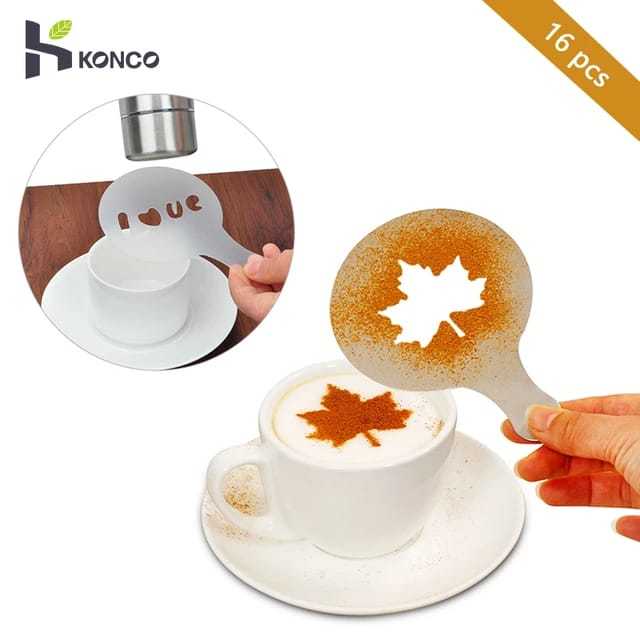 16pcs/Set%20Coffee%20Prinitng%20Mold%20DIY%20Plastic%20Coffee%20Foam%20Spray%20Template%20Cappuccino%20Coffee%20Decoration%20Stencil%20-%20Image%204